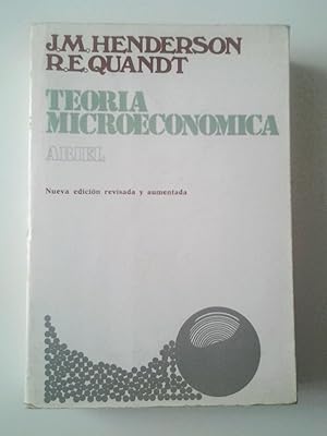 Imagen del vendedor de Teora microeconmica. Una aproximacin matemtica a la venta por MAUTALOS LIBRERA