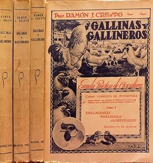 Imagen del vendedor de Gallinas y gallineros. Escuela prctica de avicultura. Curso completo de avicultura. 4 tomos a la venta por Il Tuffatore