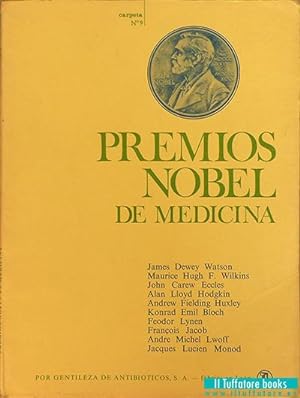 Seller image for Premios Nobel de Medicina. Carpeta n9. Aos 1962 a 1965. Lminas 81 a 90. for sale by Il Tuffatore