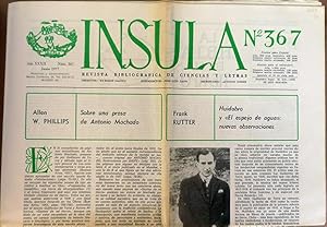 Ínsula. Revista Bibliográfica de Ciencias y Letras, nº367, año XXXII, 1977. Sobre una prosa de An...