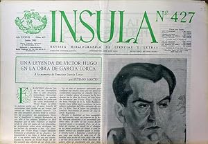 Ínsula. Revista Bibliográfica de Ciencias y Letras, nº 427, año XXXVII, 1982. Una leyenda de Víct...