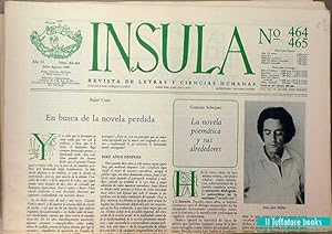 Ínsula. Revista Bibliográfica de Ciencias y Letras, nº 464-65, año XL, 1985. Diez años de novela ...
