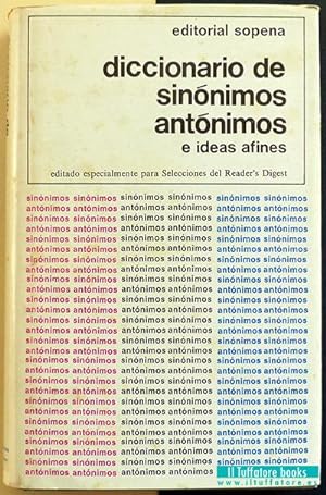 Diccionario de sinónimos y antónimos e ideas afines