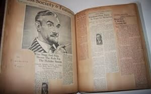 Clifton Webb Scrapbook of clippings of relating to his appearance in "The Man Who Came to Dinner"