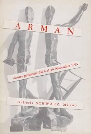 Arman. Mostra personale. Galleria Schwarz, 1963