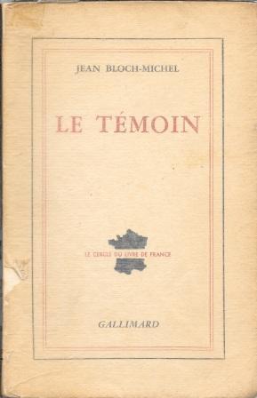 Immagine del venditore per Le Temoin venduto da Works on Paper