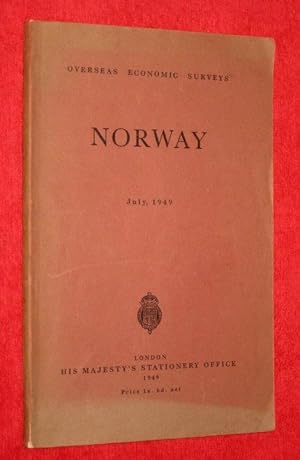 Bild des Verkufers fr NORWAY, Economic and Commercial Conditions in Norway. Overseas Economic Survey. zum Verkauf von Tony Hutchinson