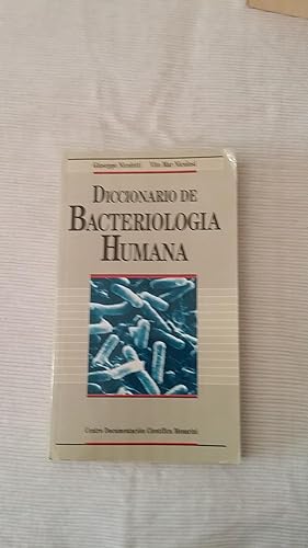 Immagine del venditore per Diccionario de bacteriologia humana venduto da Libros Ambig