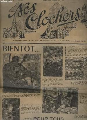 Bild des Verkufers fr NOS CLOCHERS N8 1ER ANNEE DECEMBRE 1953 - Bientot pour tous ce sera . Noel - noel n'a pas toujours exist - prince de la paix - voulez vous jouer au devinettes - saviez vous que - un noel manque - et voici des bons et beaux cadeaux - laruscade . zum Verkauf von Le-Livre