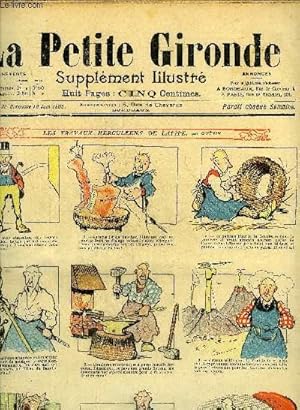 Immagine del venditore per LA PETITE GIRONDE SUPPLEMENT ILLUSTRE - 9EME ANNEE N 23 JUIN 1906 - les travaux herculeens de Lapipe par Gunin - les suites d'une discussion par Zilberty - un argument frappant par A.Vosrie - le goret du cur etc. venduto da Le-Livre