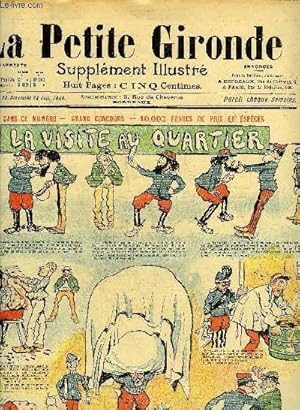 Seller image for LA PETITE GIRONDE SUPPLEMENT ILLUSTRE - 9EME ANNEE N 29 JUILLET 1906 - la visite au quartier dessins de A.Blondeau - un drame en wagon par Vosrie - sa pipe - la belle mere a petrole par Nadal - a l'instar des grandes mdecins par R. de la Nzire etc. for sale by Le-Livre