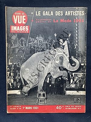 POINT DE VUE IMAGES DU MONDE-N°143-1 MARS 1951