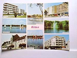 AK Hilden Mehrbildkarte mit Mittelstr., Zellerstr., Am Hölterhöfchen, St.Konrad Allee, Im Stadtwa...