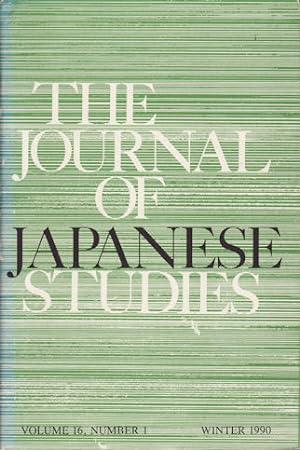 The Journal of Japanese Studies.