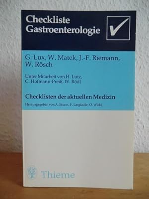 Immagine del venditore per Checkliste Gastroenterologie. venduto da Antiquariat Weber