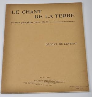 Le Chant de la Terre- Poème Géorgique pour piano à Octave Maus