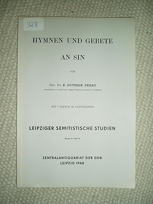 Seller image for Hymnen und Gebete an Sin for sale by Expatriate Bookshop of Denmark