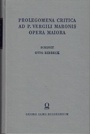 Prolegomena critica ad P. Vergili Maronis opera maiora.