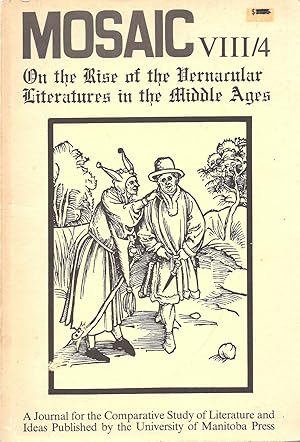 Seller image for Mosaic VIII/4 On the Rise of the Vernacular Literatures of the Middle Ages for sale by Charles Lewis Best Booksellers