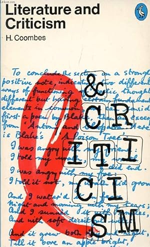 Seller image for LITERATURE AND CRITICISM for sale by Le-Livre