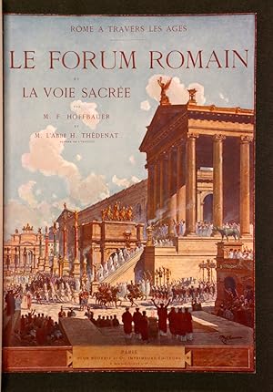 Seller image for Le forum romain et la voie sacre. for sale by Librairie Le Trait d'Union sarl.