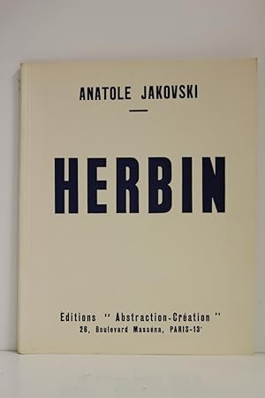 Imagen del vendedor de HERBIN. a la venta por Librairie Le Trait d'Union sarl.