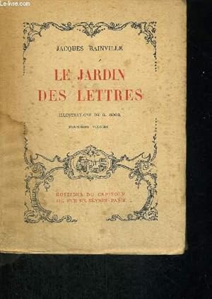 Seller image for LE JARDIN DES LETTRES - VOLUME 2 for sale by Le-Livre