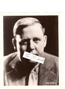 CHARLES LAUGHTON (1899-1962) britisch-amerikanischer Schauspieler sowie Regisseur, Oscar als Best...