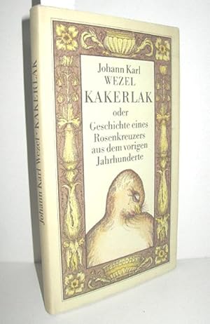 Bild des Verkufers fr Kakerlak oder Geschichte eines Rosenkreuzers aus dem vorigen Jahrhunderte zum Verkauf von Antiquariat Zinnober