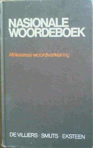 Seller image for Nasionale Woordeboek for sale by Chapter 1