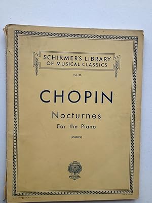 Seller image for Schirmer's Library of Musical Classics Vol. 30 Frederic Chopin Nocturnes for the Piano for sale by Book Souk