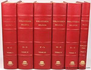 Immagine del venditore per Bibliotheca Belgica. Bibliographie gnrale des Pays-Bas (complete set in 6 volumes). venduto da Emile Kerssemakers ILAB