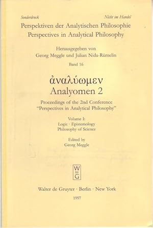 Bild des Verkufers fr ber die Berechtigung des analytischen Vorgehens in der Philosophie. Von der Autorin dem Philosophen Michael Theunissen gewidmeter Sonderdruck zum Verkauf von Graphem. Kunst- und Buchantiquariat