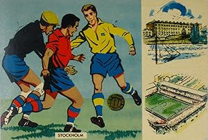 Immagine del venditore per AK Schweden-Sowjetunion (Fuball-WM 1958), venduto da Versandantiquariat Hbald