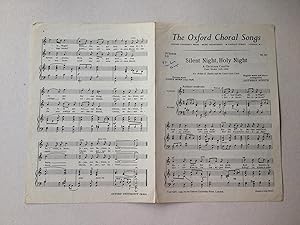 Imagen del vendedor de The Oxford Choral Songs. Silent Night, Holy Night. A Christmas Carol a la venta por Book Souk