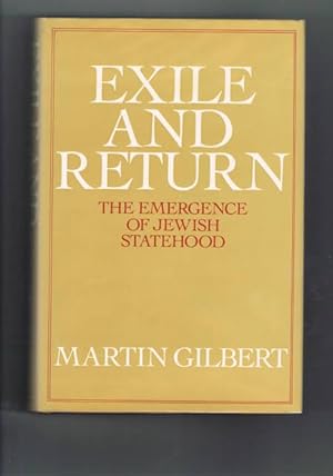 Bild des Verkufers fr Exile And Return : The Emergence of Jewish Statehood zum Verkauf von Chaucer Bookshop ABA ILAB