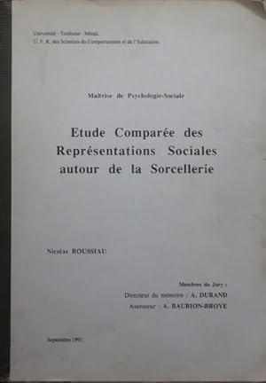 Image du vendeur pour tude Compare des Reprsentations Sociales autour de la Sorcellerie mis en vente par Bouquinerie L'Ivre Livre