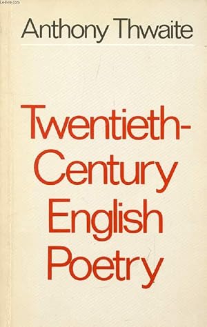 Seller image for TWENTIETH-CENTURY ENGLISH POETRY, AN INTRODUCTION for sale by Le-Livre