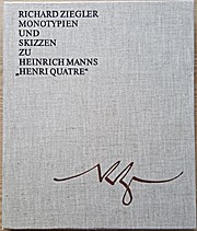 Von der Verkäuferin bzw. dem Verkäufer bereitgestelltes Bild für "Monotypien und Skizzen zu Heinrich Manns \"Henri Quatre\" zum Verkauf durch Versandbuchhandlung Kisch & Co.