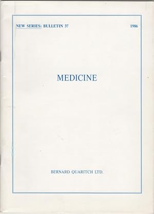 Medicine. New Series Bulletin 37