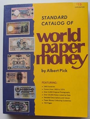 Bild des Verkufers fr Standard Catalog of World Paper Money. With many pictures zum Verkauf von Der Buchfreund