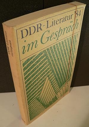 Bild des Verkufers fr DDR-Literatur `84 [1984] im Gesprch. zum Verkauf von Kunze, Gernot, Versandantiquariat