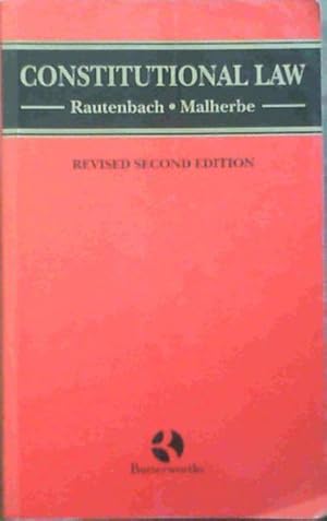Bild des Verkufers fr Constitutional Law - Revised Second Edition zum Verkauf von Chapter 1
