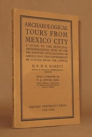 Imagen del vendedor de ARCHAEOLOGICAL TOURS FROM MEXICO CITY a la venta por Andre Strong Bookseller