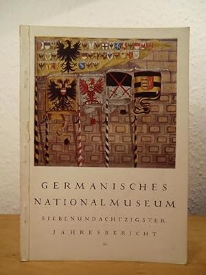 Image du vendeur pour Germanisches Nationalmuseum. Siebenundachtzigster (87.) Jahresbericht mis en vente par Antiquariat Weber