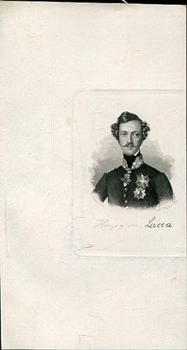 Karl II., Herzog von Parma. (1799 - 1883). "Herzog von Lucca".