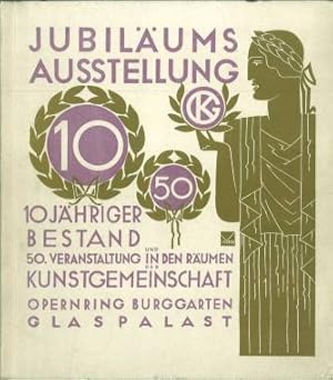 Bild des Verkufers fr Jubilums-Ausstellung 10jhriger Bestand und 50. Veranstaltung in den Rumen der Kunstgemeinschaft, Opernring, Burggarten, Glaspalast. 5. Mai - 23. Juni 1929. zum Verkauf von Antiquariat Weinek