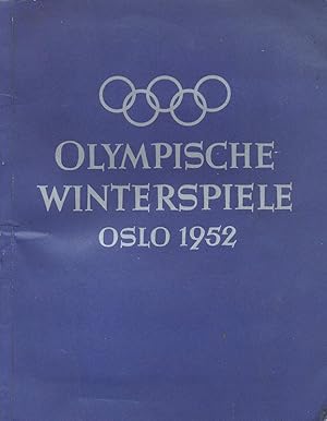 Olympische Winterspiele Oslo 1952. Sammelalbum.