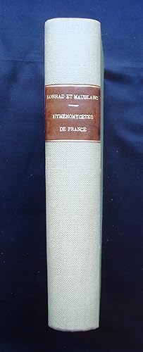 Révision des Hyménomycètes de France et des pays limitrophes -