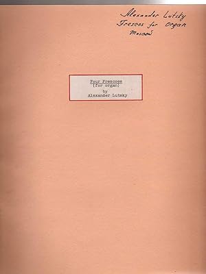 Seller image for Four Frescoes - for Organ [SCORE] for sale by Cameron-Wolfe Booksellers